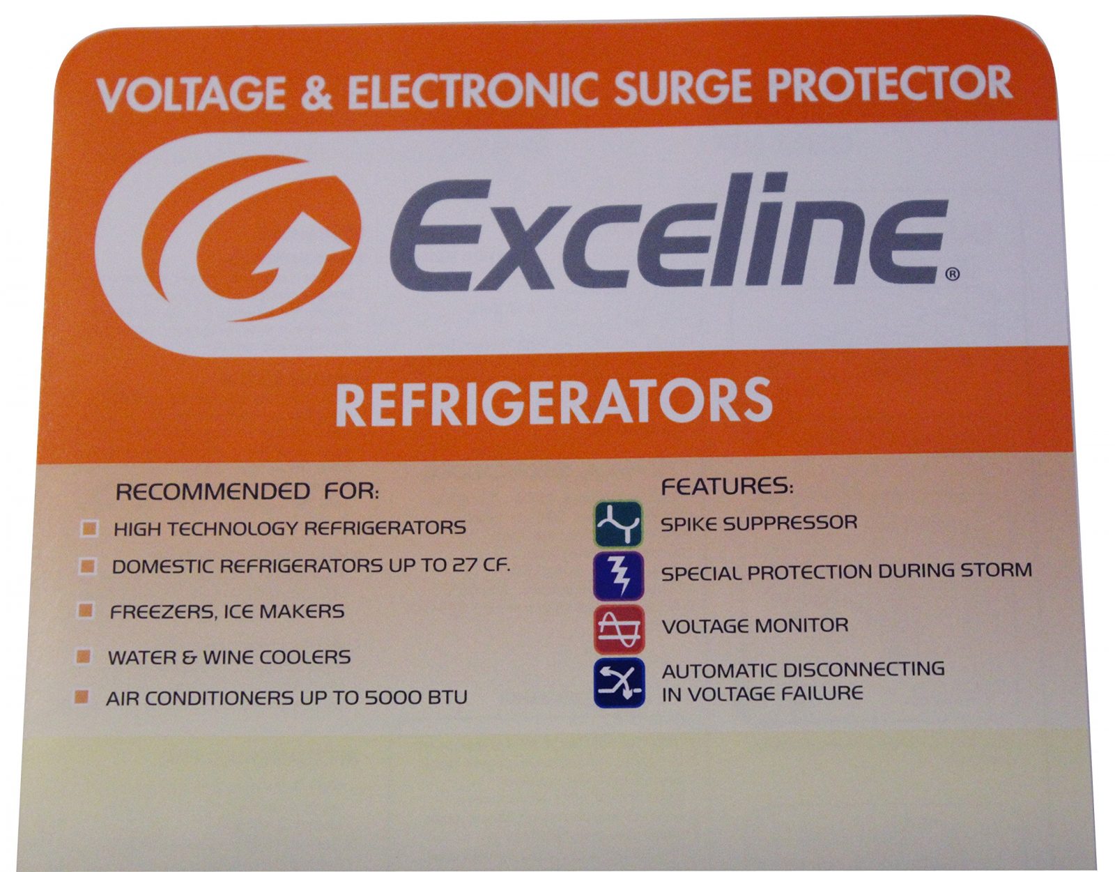 Exceline Refrigerator Surge Protector Master Technicians Ltd.