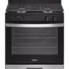Whirlpool - 5.1 Cu. Ft. Freestanding Gas Range - Stainless Steel