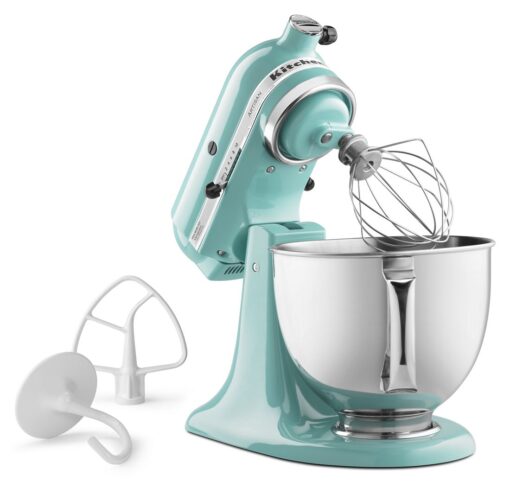 KitchenAid Artisan® Series 5 Quart Tilt-Head Stand Mixer - Aqua Sky - Image 2