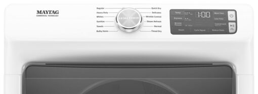 Maytag Front Load Gas Dryer 7.3 cu. ft. - White - Image 3