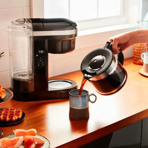 KitchenAid 12-Cup Coffee Maker (Thermal Carafe) w Digital LED-Onyx Black - Image 3