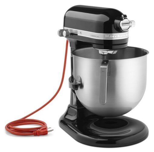 NSF Certified® Commercial Series 8 Quart Bowl Lift Stand Mixer - Onyx Black - Image 2
