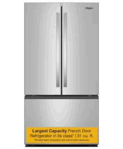 Whirlpool 36 in. 31 cu ft. Freestanding French Door Refrigerator in Fingerprint Resistant Stainless Finish