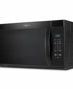 Alternative view of Whirlpool 30 in Over-the-Range Microwave in Black with Express Cooking Buttons