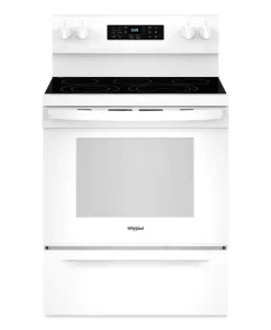Whirlpool - 5.3 Cu. Ft. Freestanding Electric Convection Range with No Preheat Air Fry and Air Baking - White