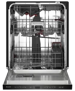Alternative view of KitchenAid - 24" Top Control Built-In Tub Dishwasher with Third Rack - Stainless Steel