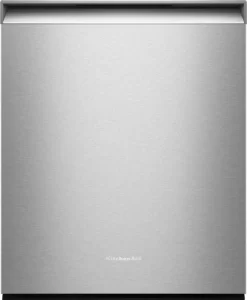 KitchenAid - 24" Top Control Built-In Tub Dishwasher with Third Rack - Stainless Steel