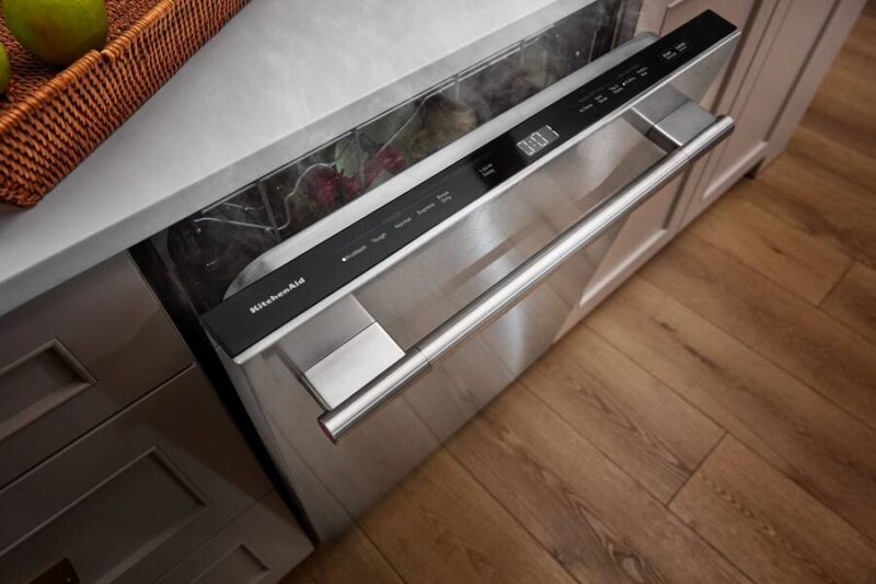 KitchenAid – 24″ Top Control Built-In Tub Dishwasher with Third Rack ...