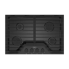 Whirlpool 30 in. 4-Burners Recessed Gas Cooktop in Black