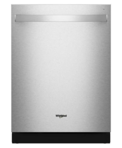 Whirlpool 24 in. Top Control Built-In Tall Tub Dishwasher in Fingerprint Resistant Stainless Steel