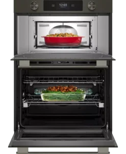 Alternative view of KitchenAid 30-inch Smart Electric Combo Wall Oven - Black Ore