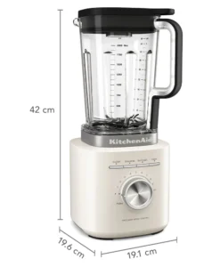 Alternative view of Pure Power Blender with 68 oz Plastic Jar - Porcelain White