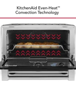 Alternative view of KitchenAid Digital Countertop Oven with Air Fry and Pizza - Black Matte